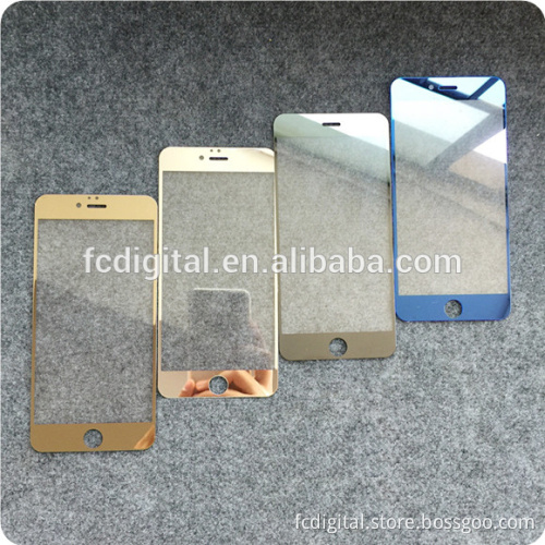 For iPhone 6/6 plus/6S Colourful Electroplating Tempered Glass Screen Protector